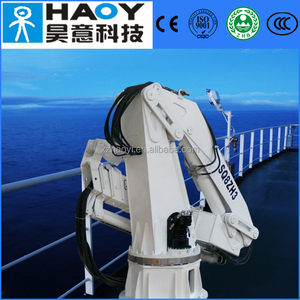 6.3 tonnes mini <span class=keywords><strong>quai</strong></span> bateau grue montée dans <span class=keywords><strong>le</strong></span> chantier naval ascenseur hydraulique à vendre - Product Image 2