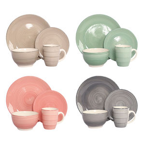 Juego de vajilla de cerámica, diseño pintado a mano - Product Image 5