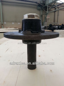 Liteadr — axe de goujon de qualité italienne avec <span class=keywords><strong>plaque</strong></span> souder, remorque agricole - Product Image 3