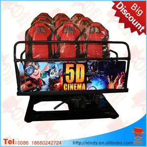 Amusement Park Equipment Vr Game Simulator and 5d Cinema theater Attractive Experience Game 9D Cinema Simulator