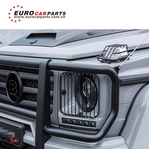 Rejilla para Faros Delanteros Clase <span class=keywords><strong>G</strong></span> W463, Luces de Giro, Luces Traseras, Marcos Protectores para G350 G500 G400 G55 G63 G65, Protector de Luces de Hierro - Product Image 2