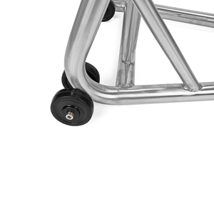 Soporte trasero de acero inoxidable para motocicleta, pote Paddock, brazo oscilante, elevador de rueda de una cara para motocicleta, deporte, bicicleta