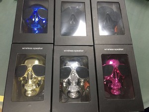 2017 nuevos gadgets cráneo altavoz para PC/portátil/teléfono móvil/<span class=keywords><strong>MP3</strong></span>/MP4 reproductor - Product Image 2