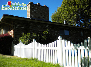 Vendita calda a buon mercato in pvc bianco picchetto recinzione del giardino recinzione - Product Image 6