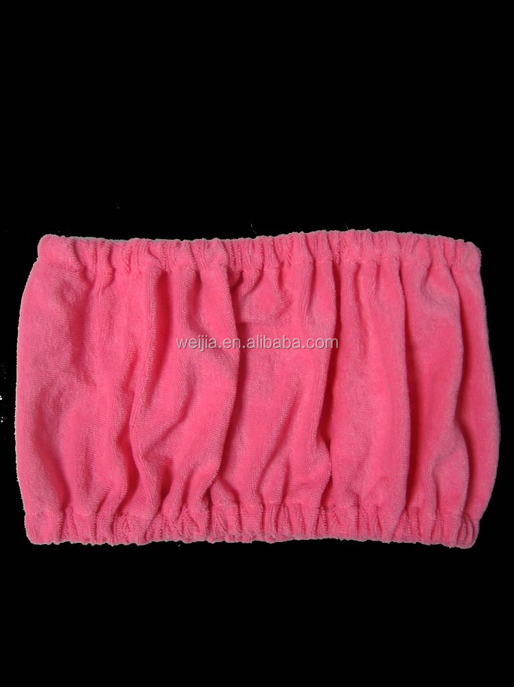 Вязаное велюровое полотенце косметика для душа эластичная повязка на голову