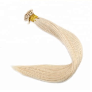 Extensiones <span class=keywords><strong>de</strong></span> Cabello Humano con Alineación <span class=keywords><strong>de</strong></span> Cutícula Virgen, Punta I # 60 - Product Image 5