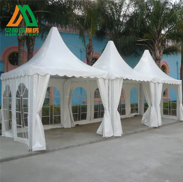 5M Span Ngoài Trời Trắng Canvas Chùa Đảng Sự Kiện Lều Gazebo