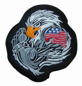 Bici de la motocicleta chaqueta de ee.uu. águila parche bordado - Product Image 1