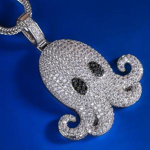 KRKC & CO Colgante De Pulpo de oro blanco - Product Image 5