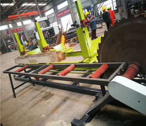 Segheria Circolare Automatica <span class=keywords><strong>con</strong></span> Carrello, Sega a Tavola Scorrevole per <span class=keywords><strong>Tronchi</strong></span> Rotondi, Segheria per Legname - Product Image 5
