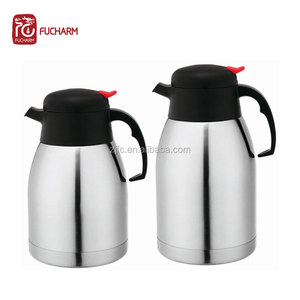 Mejor Vendedor <span class=keywords><strong>Amazon</strong></span> cocina frasco vacío de acero inoxidable cafetera con mango de plástico - Product Image 3