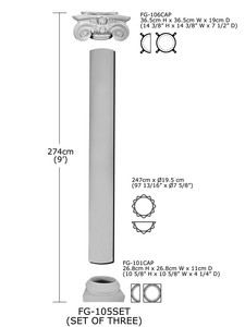 <span class=keywords><strong>Colonne</strong></span> en <span class=keywords><strong>bois</strong></span> décorative en polyuréthane de haute qualité à bon prix - Product Image 3