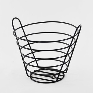 Oval double U shape chrome wire fruit basket - Product Image 4