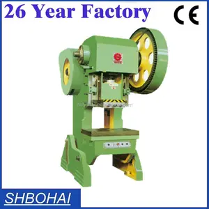 J23-25ton eléctrica chapa prensa de energía de bohai, de acero inoxidable de la prensa de perforación máquina de fabricante