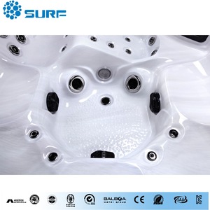 Diseño moderno 6 personas bañera de hidromasaje jacuzzi piscina de hidromasaje bañeras de hidromasaje al aire libre con sistema Balboa - Product Image 6