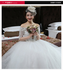 Charming A-Line Half <strong>Sleeve</strong> Tulle Lace Appliques Vintage <strong>White</strong> <strong>Red</strong> <strong>Wedding</strong> <strong>Dress</strong>