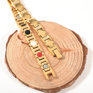 Bracelets semi-magnétiques en tungstène pour femmes, 5 en 1, éléments de mode, Ion négatif, Germanium, infrarouge, organique - Product Image 4
