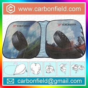 Parasol de Coche Plegable de Tyvek para Ventana Delantera, Parasol de Coche de Nylon Promocional - Product Image 2