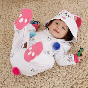 Macacão De Malha Roupa Infantil Do Bebê Romper Crianças Bebê Crescer Recém-nascido Bebê Completo Meninas Mangas Compridas 100% Algodão Apoio - Product Image 5