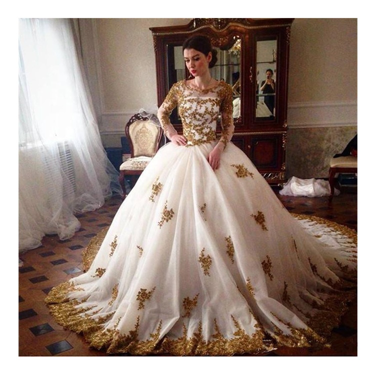 Elegant Designs for Your Perfect Day: Quality golden wedding gown for  Business Buyers