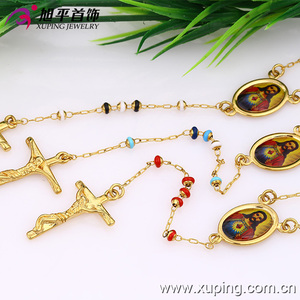VIP 42528 Xuping vendite calde 14k oro colore ultime croce collana - Product Image 4