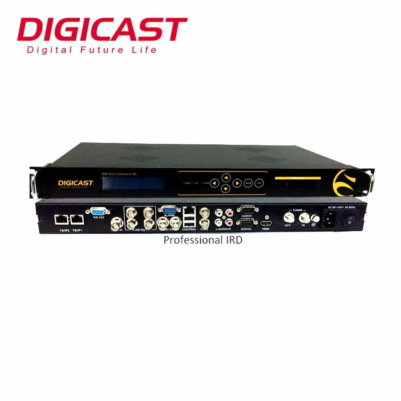 Multi kanal dvb-t2 receiver digital satellite receiver decoder dvbc empfänger digital kabel tv headend ird