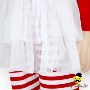 Christmas Boutique dresses Tops bow stripe long pants children clothing set - Product Image 4