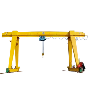 Henan Mine 10ton 15ton 20tons frame crane Single Girder Gantry Crane with Electric Hoist lifting