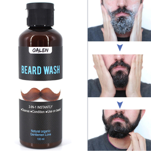 Espuma de afeitar orgánica a base de hierbas aprobada por OALEN y champú para lavar la <span class=keywords><strong>barba</strong></span> con aceite para la hidratación de la <span class=keywords><strong>barba</strong></span> - Product Image 2