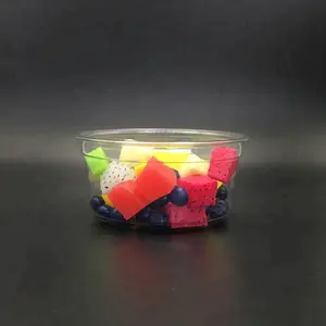 12oz-117mm一次性熟食杯包装碗宠物沙拉碗宠物塑料