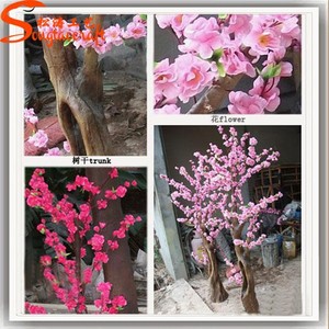 Chất Lượng Cao Đầy Màu Sắc Nhựa Ngoài Trời Rừng Anh Đào Blossom Cây Bóng Râm Nhân Tạo Cây Bóng Râm Cảnh Quan - Product Image 5