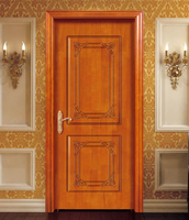 Lanshan — porte d'entrée intérieure en bois, design de porte simple