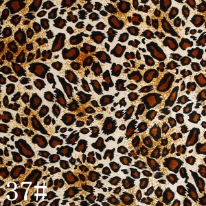 Strech Panne động vật in Leopard Velvet Spandex Velour vải - Product Image 5