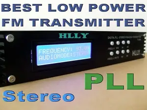 5Watt 5W FM Stereo Transmitter PLL Low Power FM Transmitter
