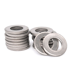 Din 125 ไทเทเนียมแบนรอบธรรมดา Bolts Nuts เครื่องซักผ้า