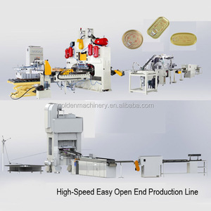 Tự động kết thúc nắp vòm dưới máy làm để sản xuất 52/65 mét kim loại tin có thể mũ - Product Image 2