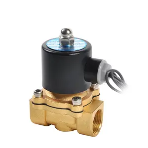 COVNA-Válvula Solenoide de agua, miniválvula solenoide de latón de 1/2 pulgadas, 12V, 24V, precio barato