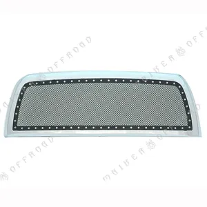 Chrome Stainless Steel Wire Mesh Grills Dikemas Untuk Dodge Ram 2500 3500 suku cadang 2010-2012