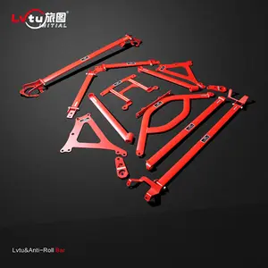 LVTU Yüksek Performanslı Dikme Kulesi Brace Kitleri Subframe Brace Subaru BRZ için 2012-2019 yarış arabaları otomobiller Şasi Strenghen