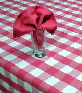 100% coton taille personnalisée imprimé broderie nappe serviette Textiles de maison en vrac brodé accessoire - Product Image 1