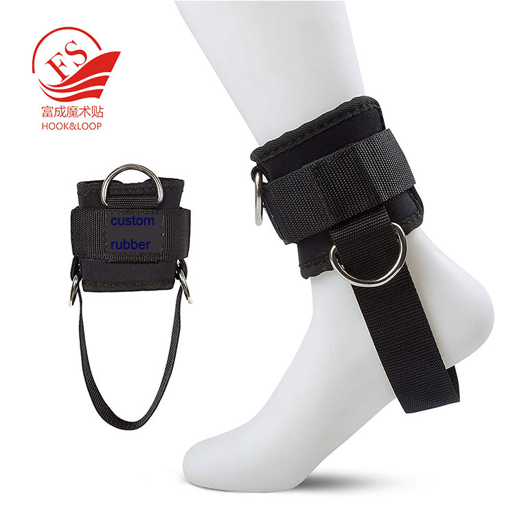 Удобный неопреновый мягкий ремешок на лодыжку для крепления нескольких кабелей в тренажерном зале