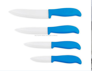 Venta caliente cuchillos de cocina set cuchillo de cerámica set de cuchillos de cerámica set con ABS <span class=keywords><strong>mango</strong></span> <span class=keywords><strong>azul</strong></span> - Product Image 1