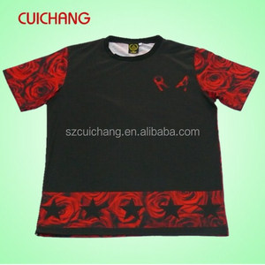 Deporte pantalla printingt camisa puff impresión moda nuevo diseño camiseta - Product Image 2