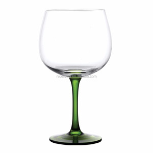 <span class=keywords><strong>Calici</strong></span> da Gin con Stelo Verde 23.5oz/670ml, Bicchieri da Cocktail Grandi dal Design Moderno, Resistenti in Tritan, Cristallo Metallico, Personalizzabili per Hotel - Product Image 1