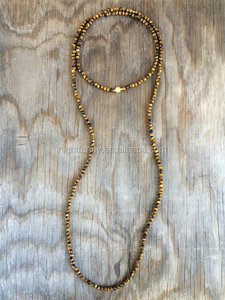 <span class=keywords><strong>Mala</strong></span> lapislazzuli, collana girocollo con doppio involucro di perline occhi di tigre, collana avvolta con pietre preziose - Product Image 3