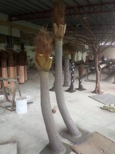Guangzhou Konda alta falso artificial Material <span class=keywords><strong>De</strong></span> Fibra Vegetal y Plantar Árboles <span class=keywords><strong>de</strong></span> Tipo al aire libre Palmera Artificial - Product Image 4
