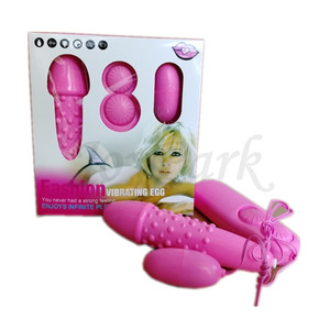 Vibrateur électrique double puissance JoyPark, masseur à balles vibrantes multi-vitesses, sans phtalates, étanche, CE - Product Image 1