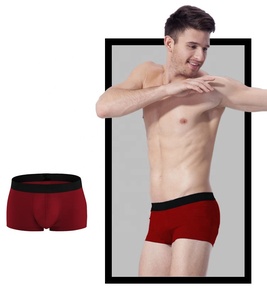Sous-vêtements pour hommes avec logo personnalisé, boxers pour hommes en stock, taille élastique, taille mi-haute, caleçons pour hommes - Product Image 5