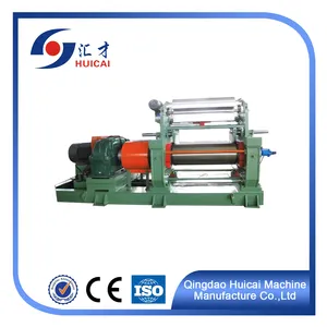 two roll calender with automatic turn glue device