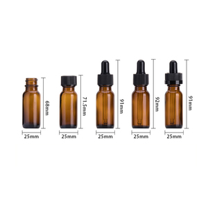 Gotero de vidrio con tapa de aluminio, aceite esencial <span class=keywords><strong>para</strong></span> <span class=keywords><strong>el</strong></span> <span class=keywords><strong>cabello</strong></span>, 10ml, 15ml, 20ml, venta al por mayor - Product Image 3